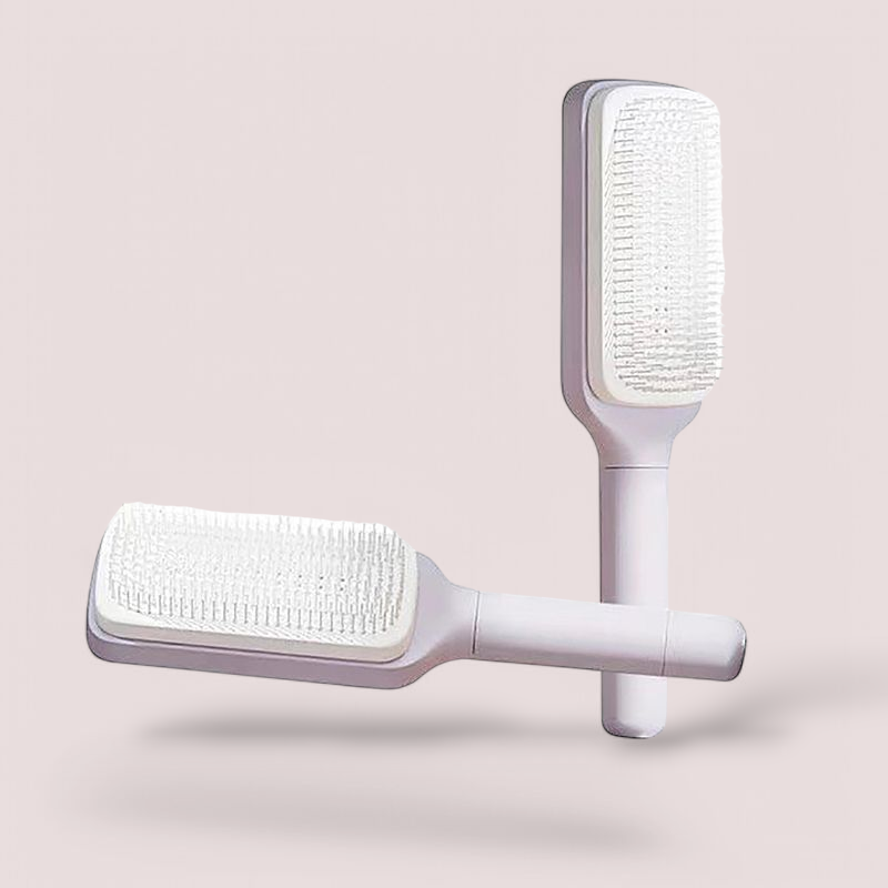 Self Cleaning Anti-Static Hairbrush