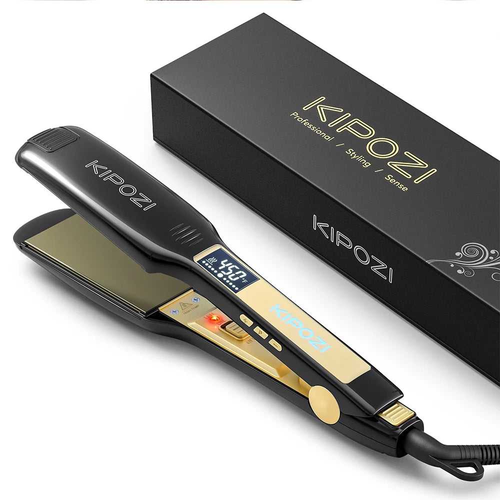 Professional Titanium Flat Iron Hair Straightener