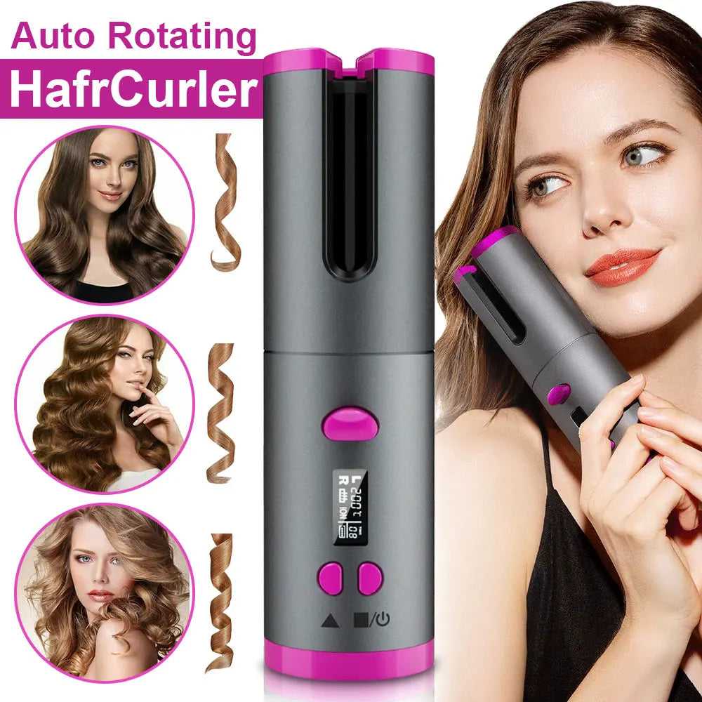 ORVENIX Automatic Cordless Hair Curler