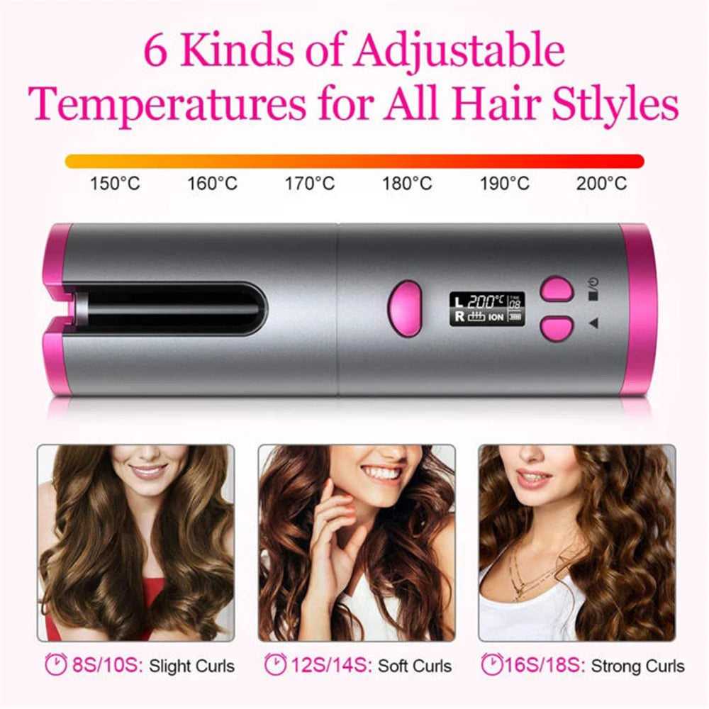 ORVENIX Automatic Cordless Hair Curler