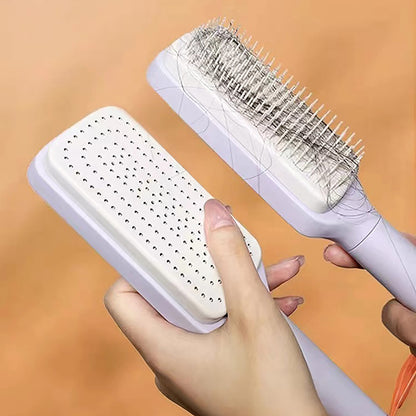 Self Cleaning Anti-Static Hairbrush