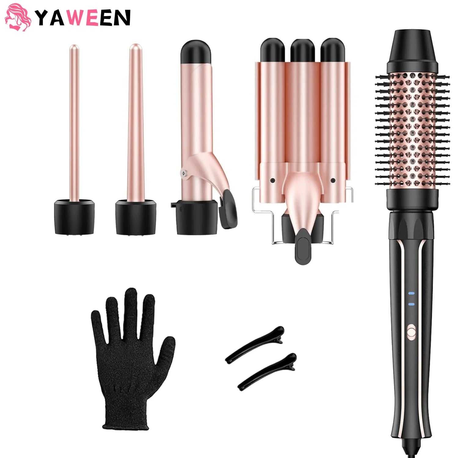 Professional 5 in 1 Hair Waver Curler