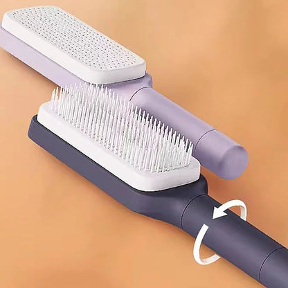 Self Cleaning Anti-Static Hairbrush