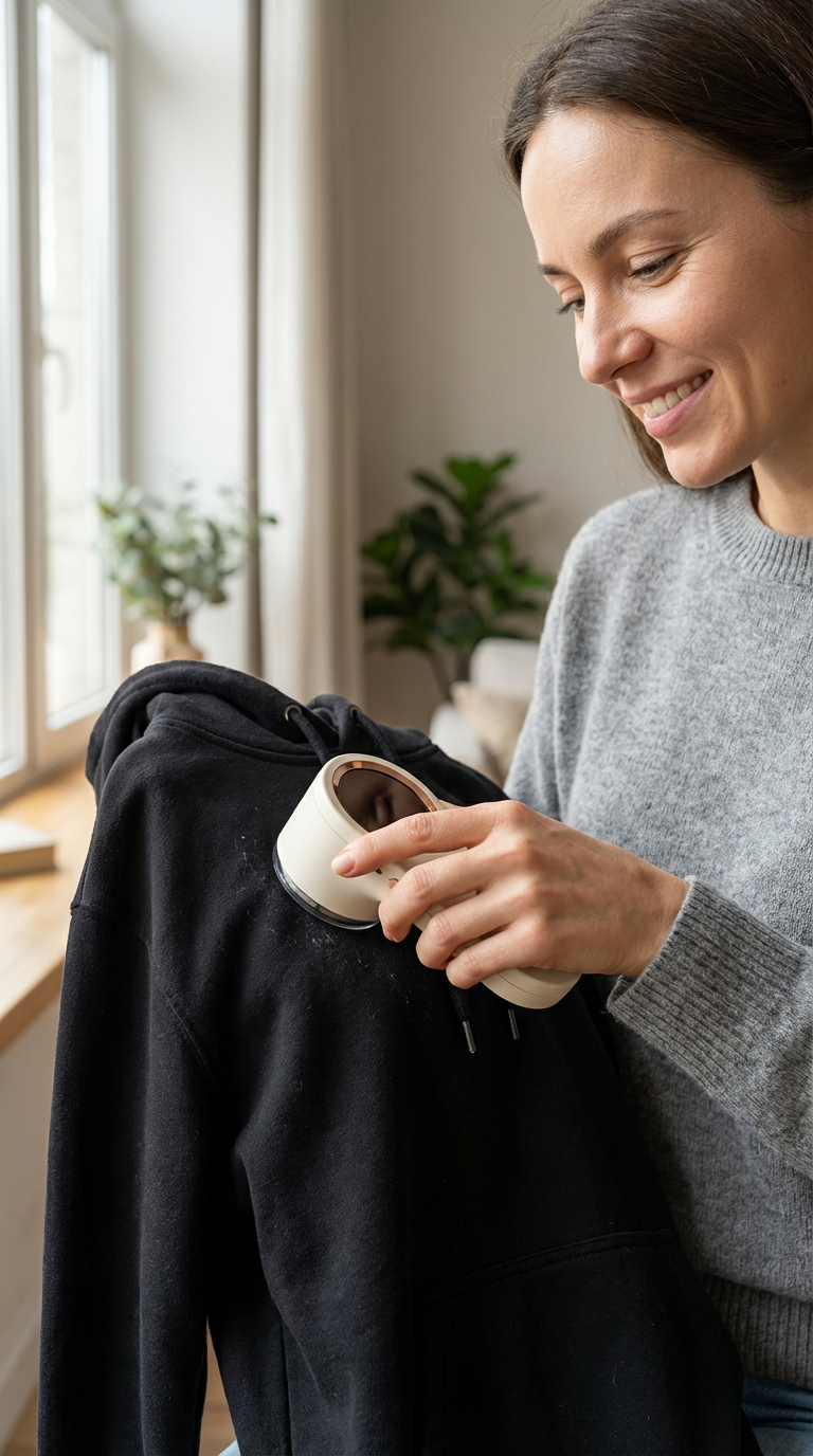 Electric Lint Remover – USB Rechargeable Fabric Shaver for Clothes