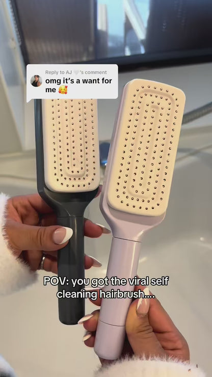 Self Cleaning Anti-Static Hairbrush